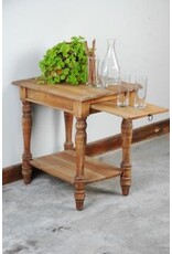 TAB803 Side Table Serving Shelf 16.8x23.3x24.3"H