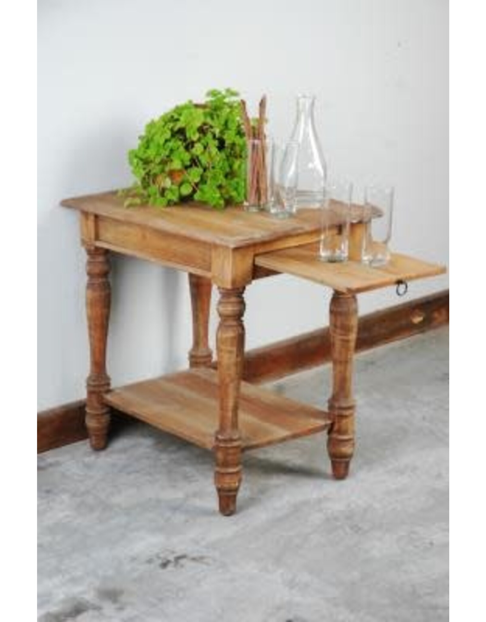 TAB803 Side Table Serving Shelf 16.8x23.3x24.3"H
