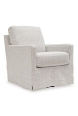 Chair, Swivel Glider Accent, Performance Fabric Nuvella