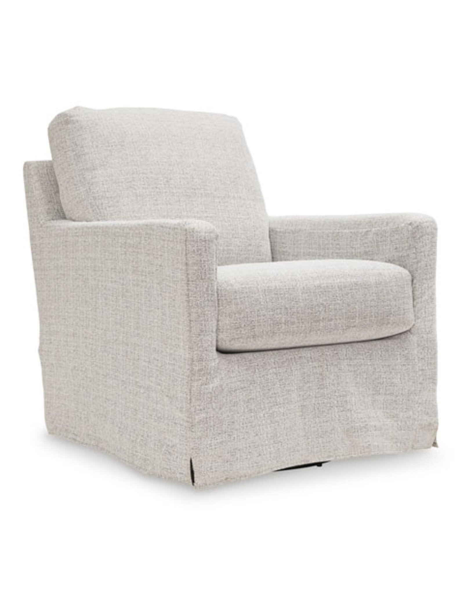 Chair, Swivel Glider Accent, Performance Fabric Nuvella