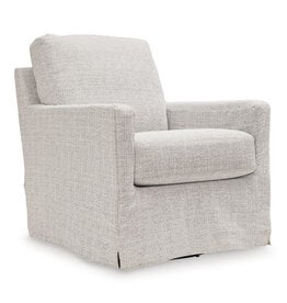 Chair, Swivel Glider Accent, Performance Fabric Nuvella