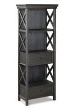 Cabinet, Display, X-Sides, 28" W x 15.63" D x 75.13" H