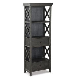 Cabinet, Display, X-Sides, 28" W x 15.63" D x 75.13" H