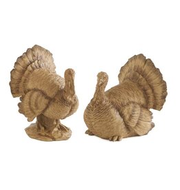 Resin Turkey, 2 styles each 40614C