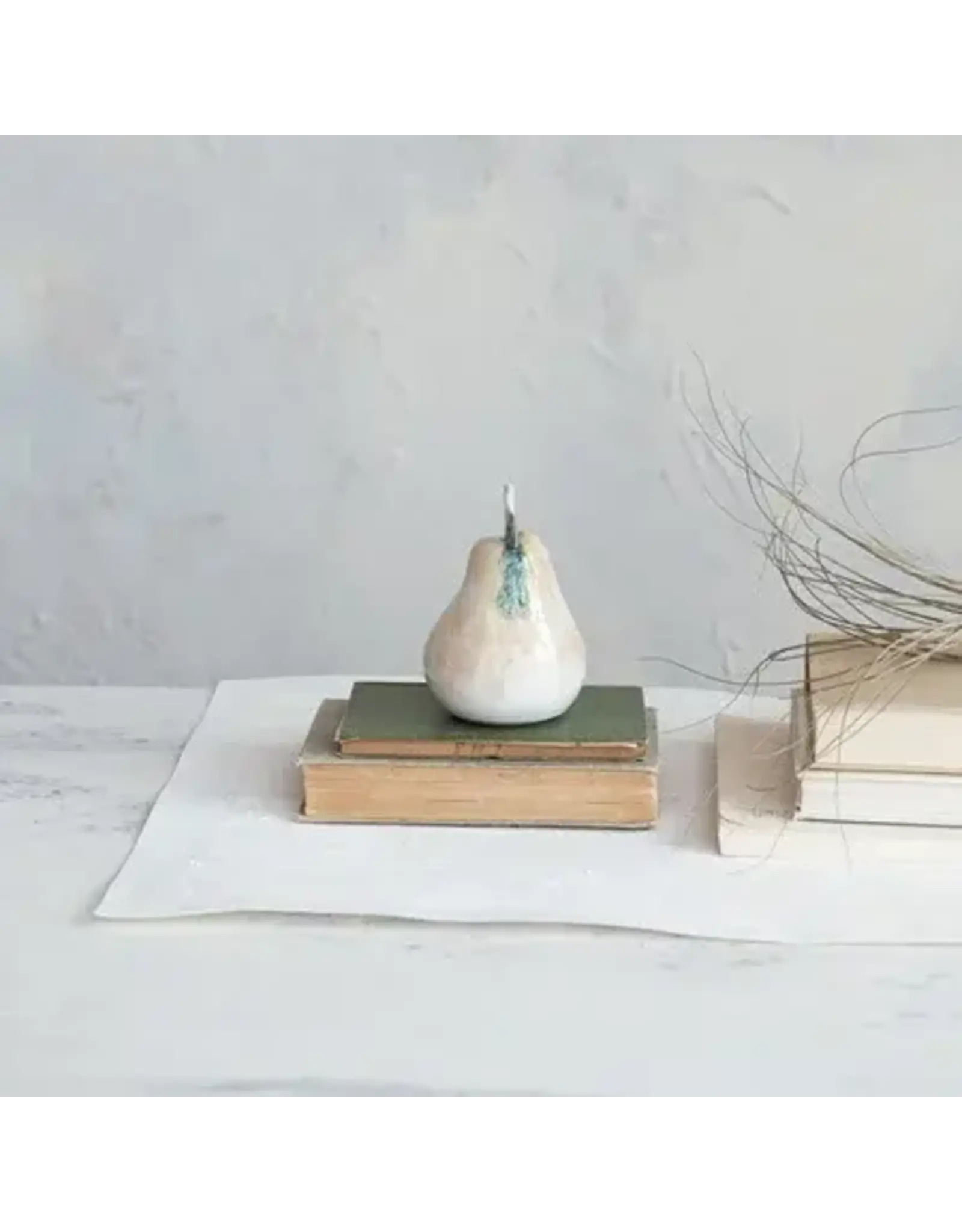 Stoneware Pear, Reactive Glaze DF9588