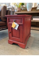 TAB828 End Table 1Drw w/1dr Raised Panel 16.1x24.3x24.3"H