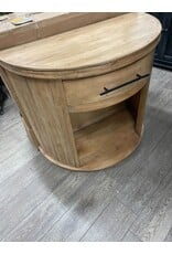 TAB863 Demilune End table 40.1x20.1x35"H