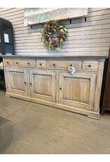 CAB546 Oversized Credenza 3Doors 5Drw w/RG 86.6x21.6x39.2"H