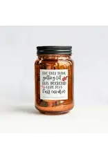 16 oz glimmery Candle