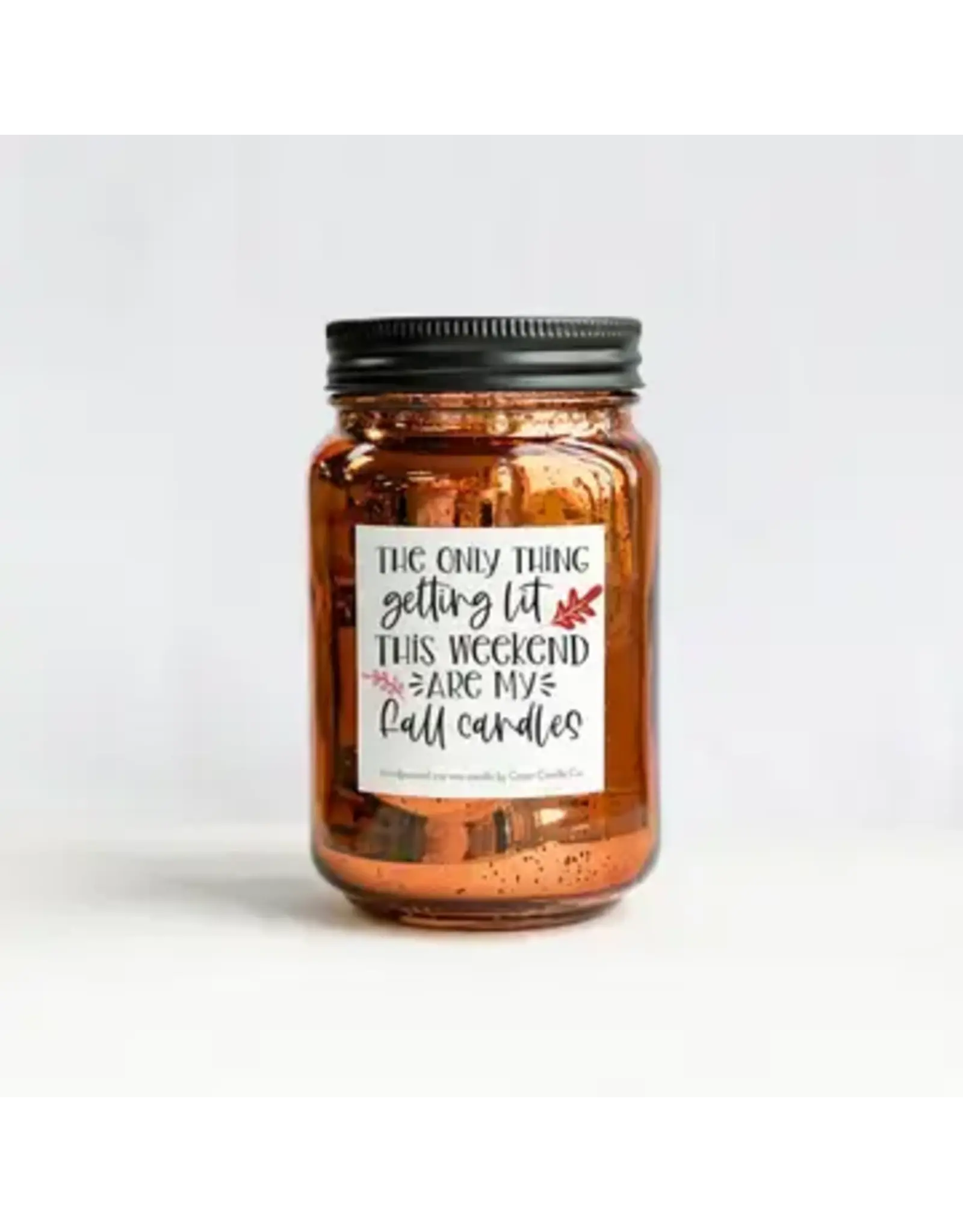 16 oz glimmery Candle