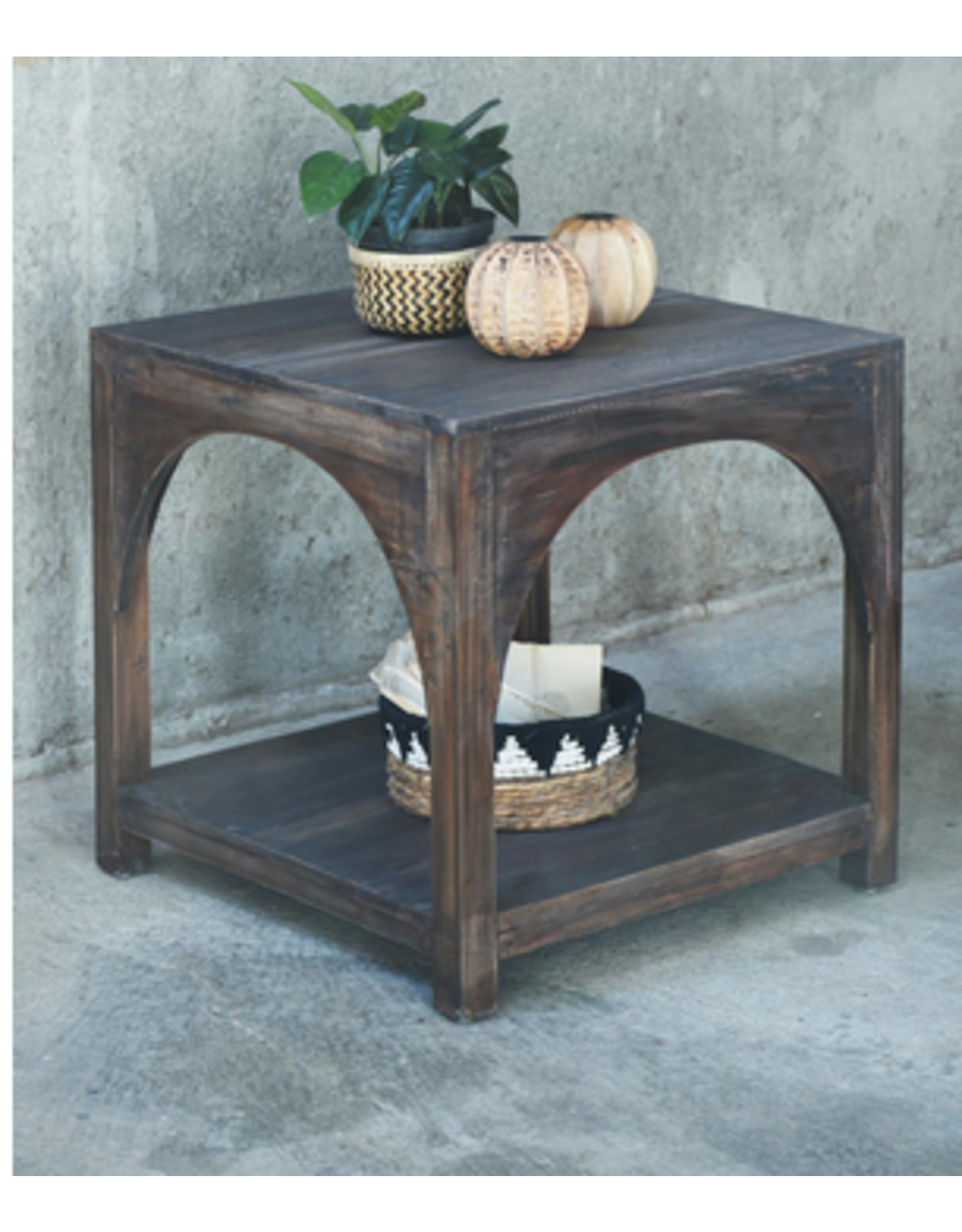 TAB865 Arch end Table 24x24x24"H
