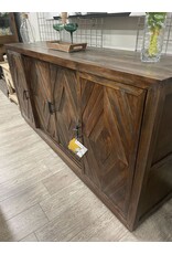 CAB539 Sliding Diamond Sdbd 4drs 78.7x20.1x38.2"H