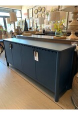 2561 JAZMINE 4 DR DARK BLUE CONSOLE 75-1/2 x 17-3/4 x 32-3/4