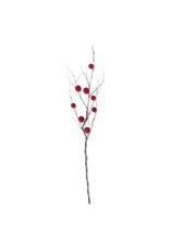 50 Inch Moss Ball Branch RED 12378A-RD
