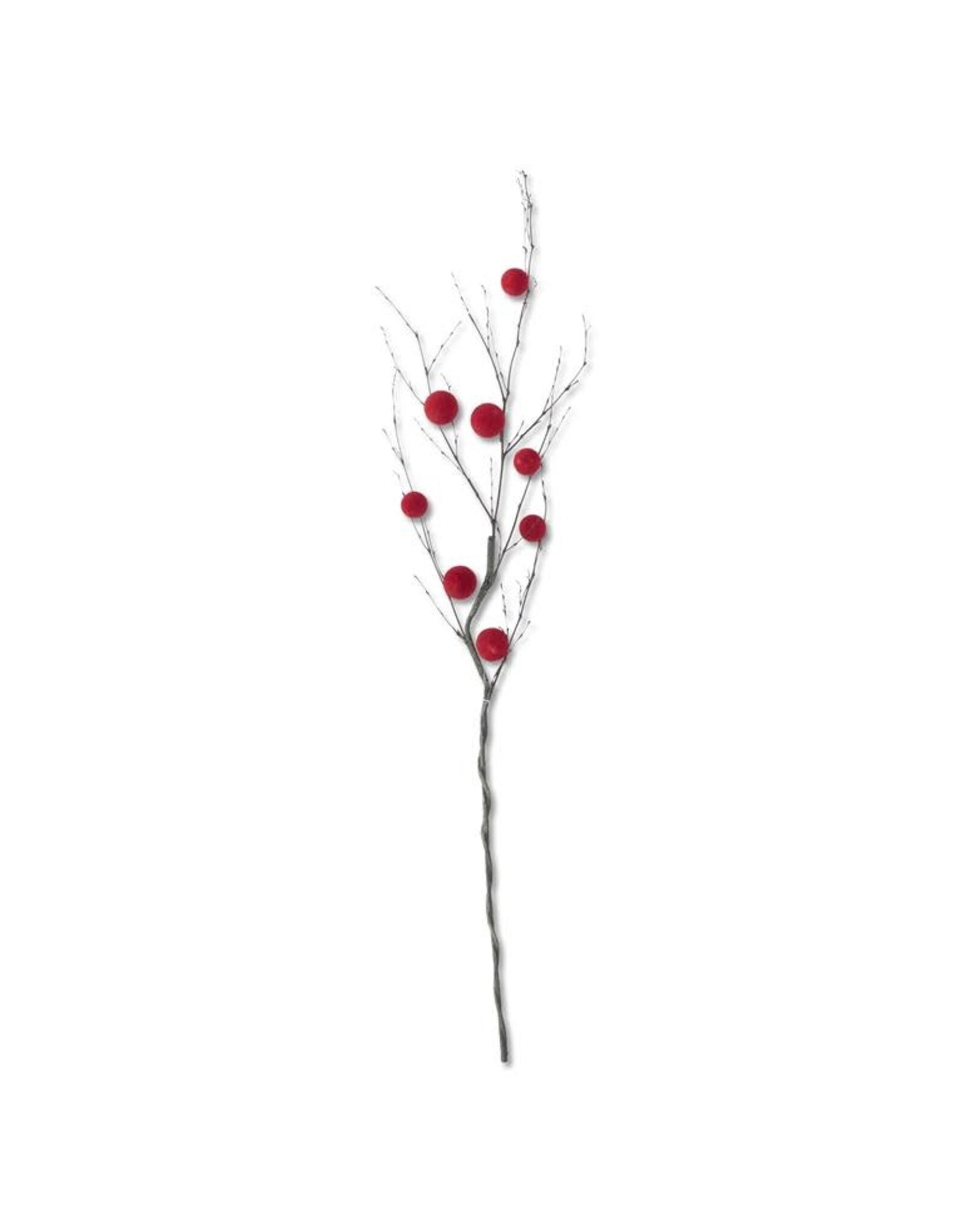 50 Inch Moss Ball Branch RED 12378A-RD
