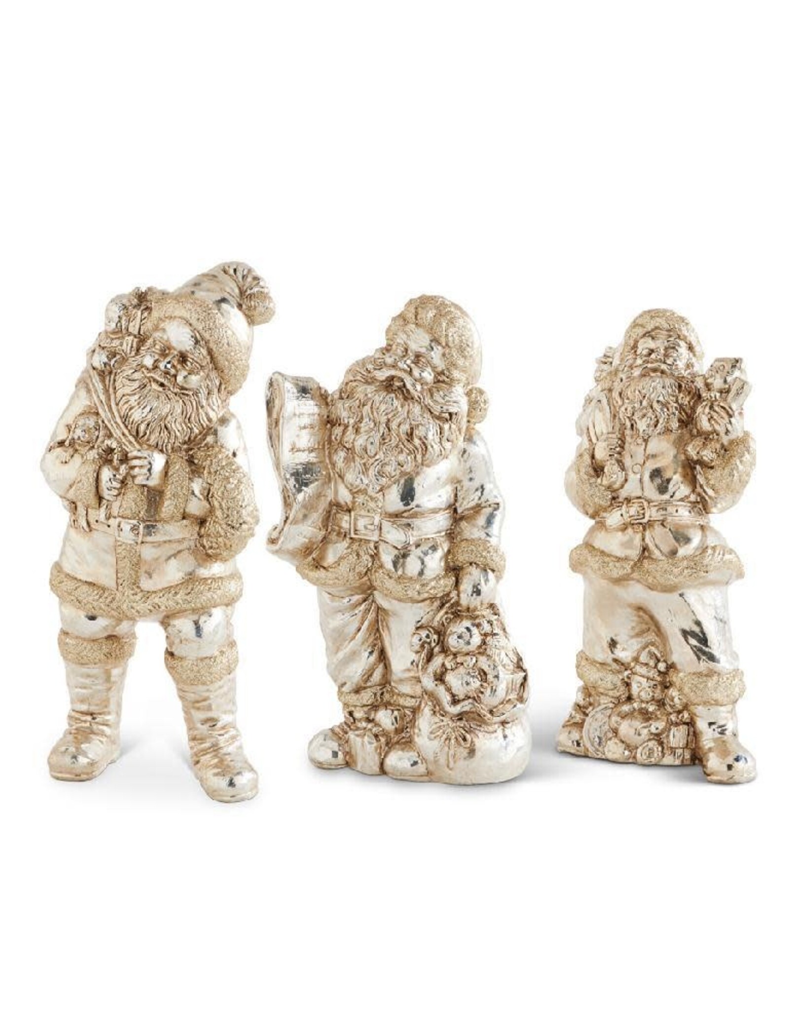 10 Inch Assorted Vintage Santa Figurines (3 Styles) Each 51912A