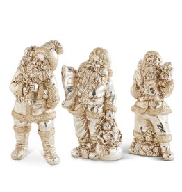 10 Inch Assorted Vintage Santa Figurines (3 Styles) Each 51912A