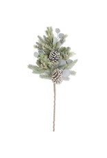 32 Inch Frosted Fir Pine Spray w/Eucalyptus 54268A