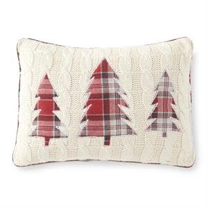 Cream knit pillow hot sale