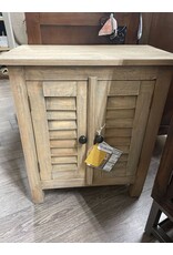 CAB1250 Shutter End Table 2 Shutter dr 22x13.3x24.7"H