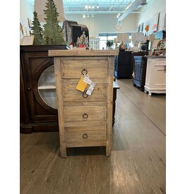 CHE1037 Chest 4 Drawer 19.4x14.1x35.3"H