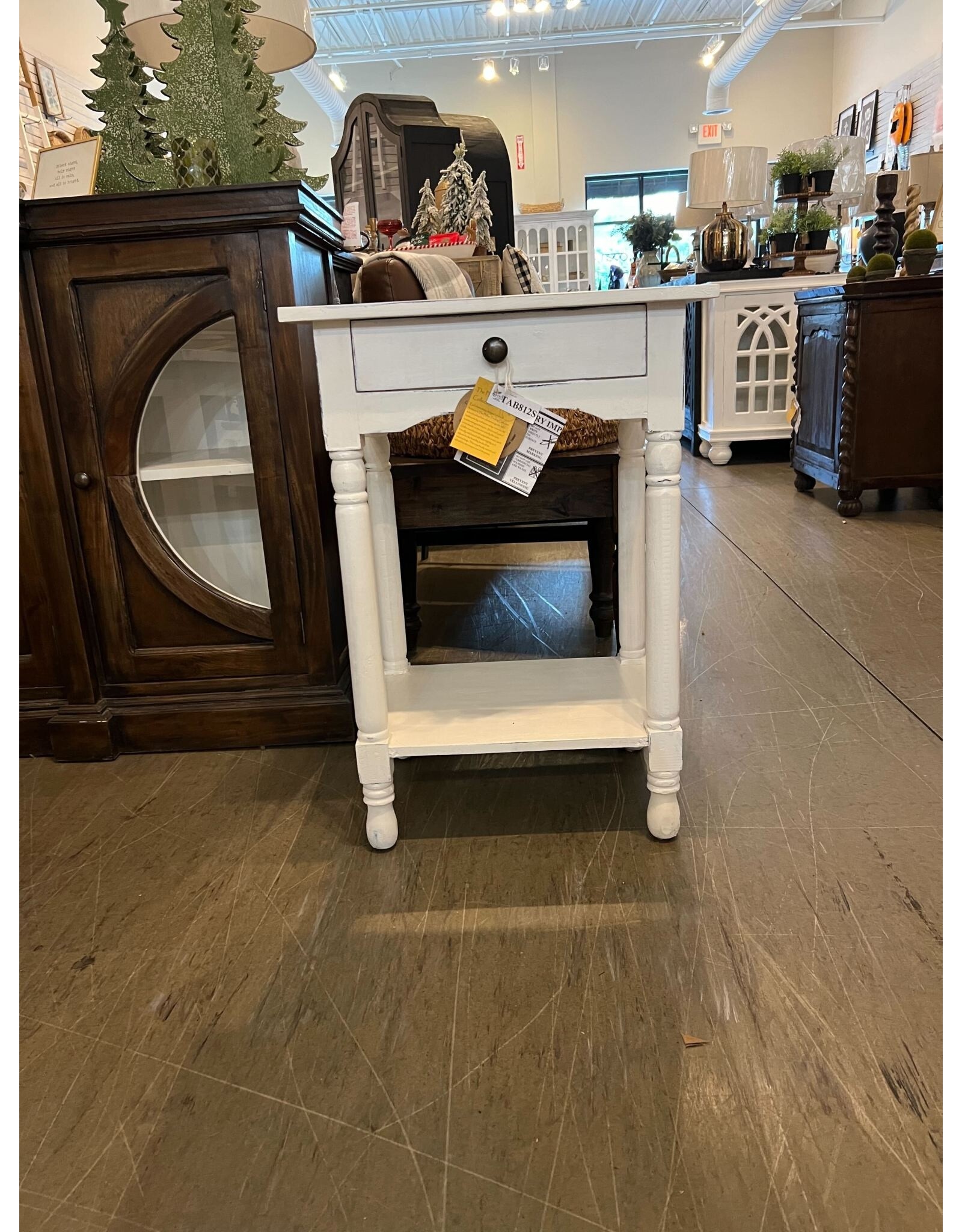 TAB812 End Table 1drw w/RG 20.8x15.3x29.8"H