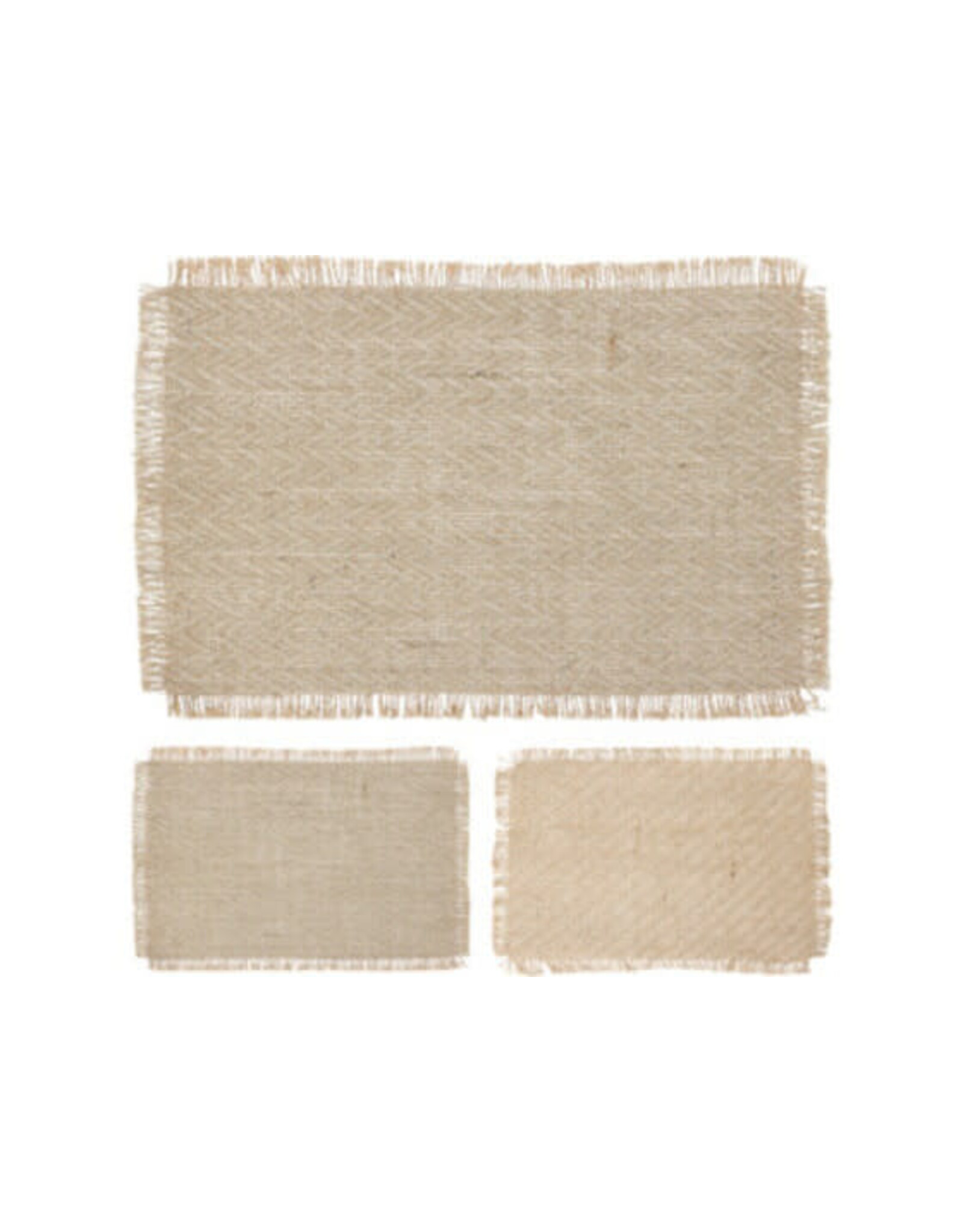 Jute Placeman 45 x 30cm 2 styles, each HZ1954080