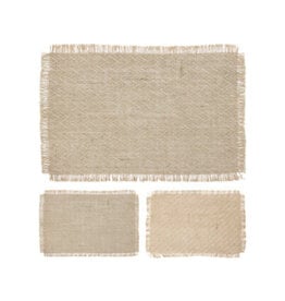 Jute Placeman 45 x 30cm 2 styles, each HZ1954080