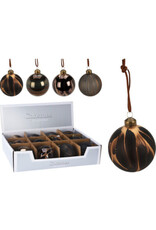 Christmas Ball 80mm Black Marble ABT632700