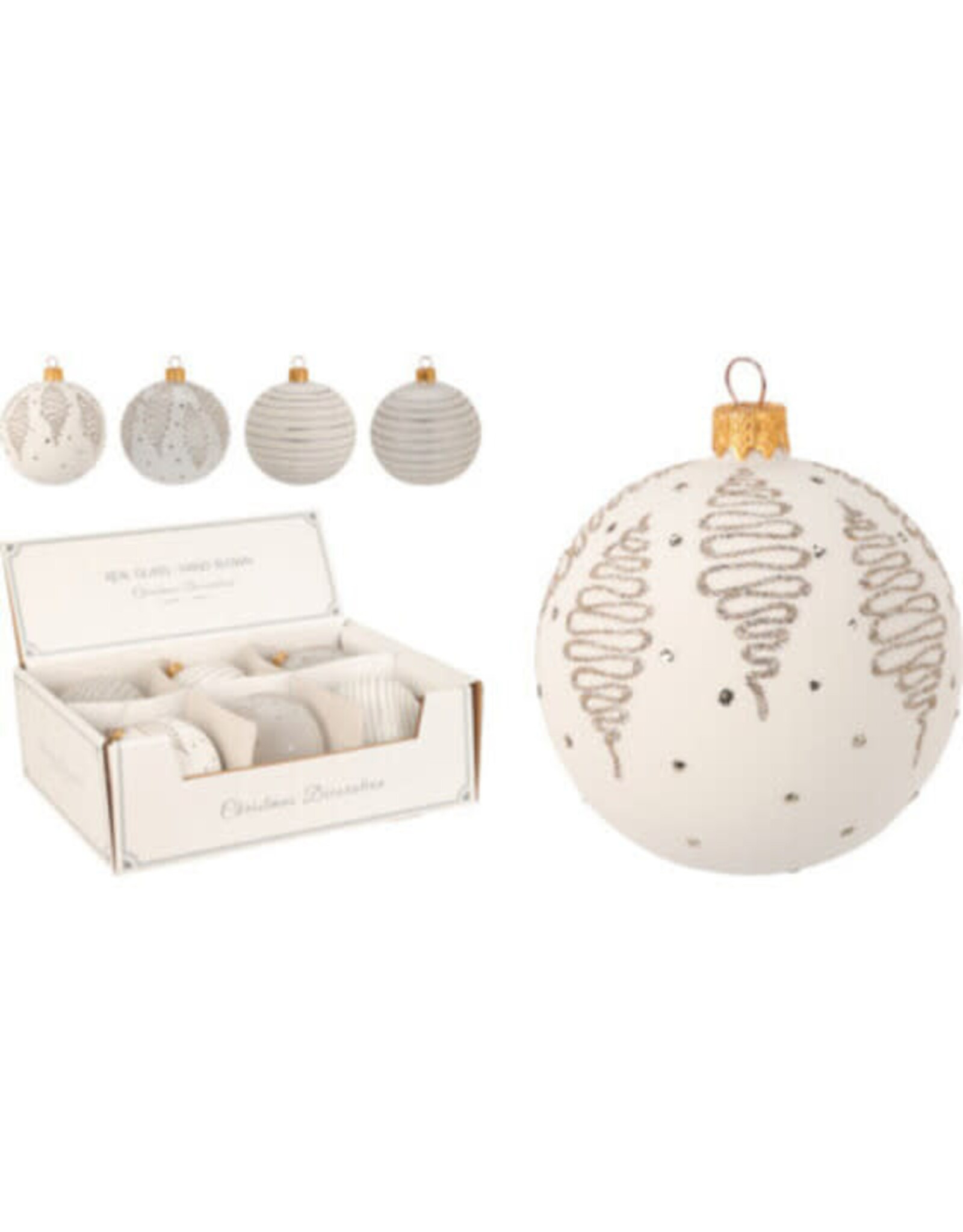 Christmas Ball  100mm Glitter AVG118310