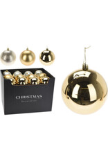 Christmas Ball 100mm Gold 3 styles CAR102000