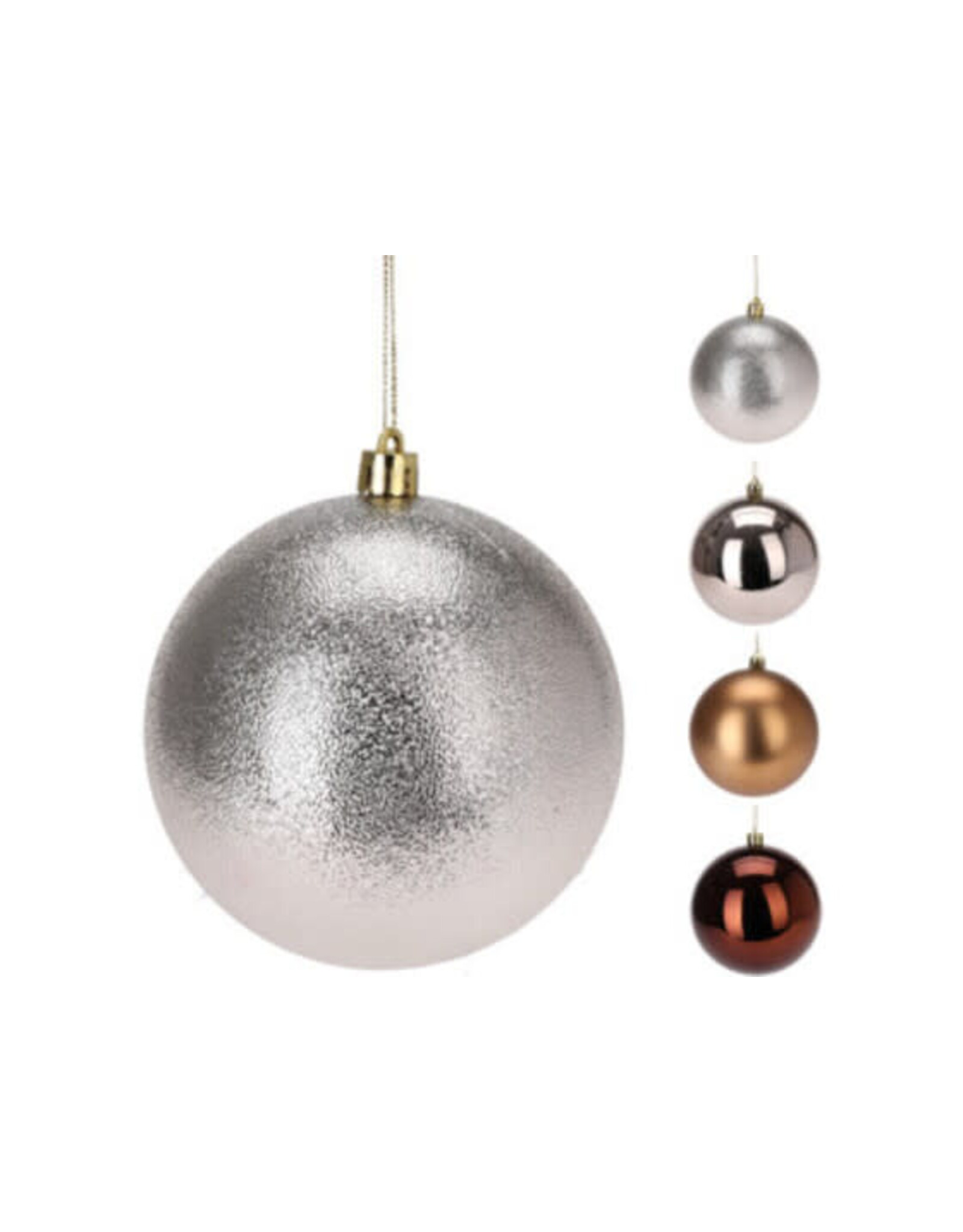 Christmas Ball 100mm Amber 4 styles CAR102060