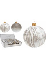 Christmas Ball 80mm White AVG118240