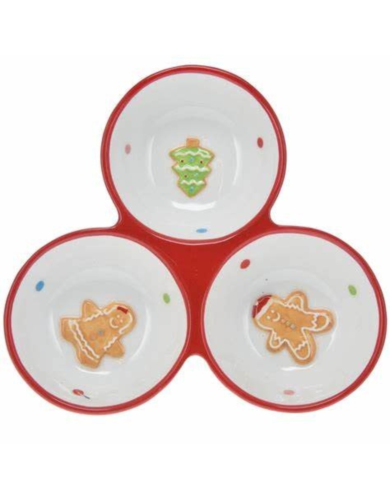 Dish Gingerbread 3 compartment AZD502640