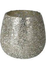Tealight Holder 8 x7cm Beads A68100820