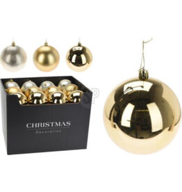 Christmas Ball 120mm Gold  3 styles Car102500