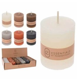 Candle 4x5cm 6 colors 420901500
