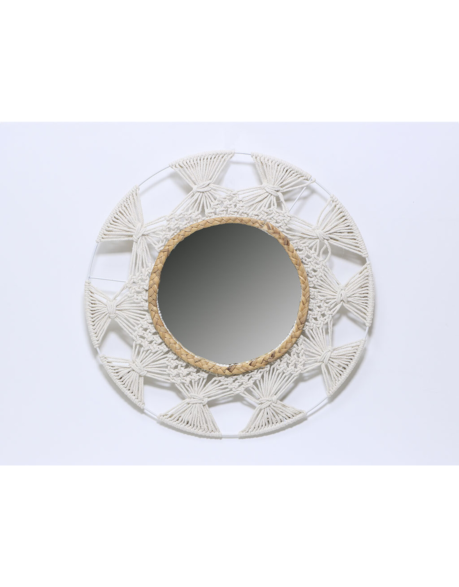 Metal and Rope Mirror 45cm NB1201000