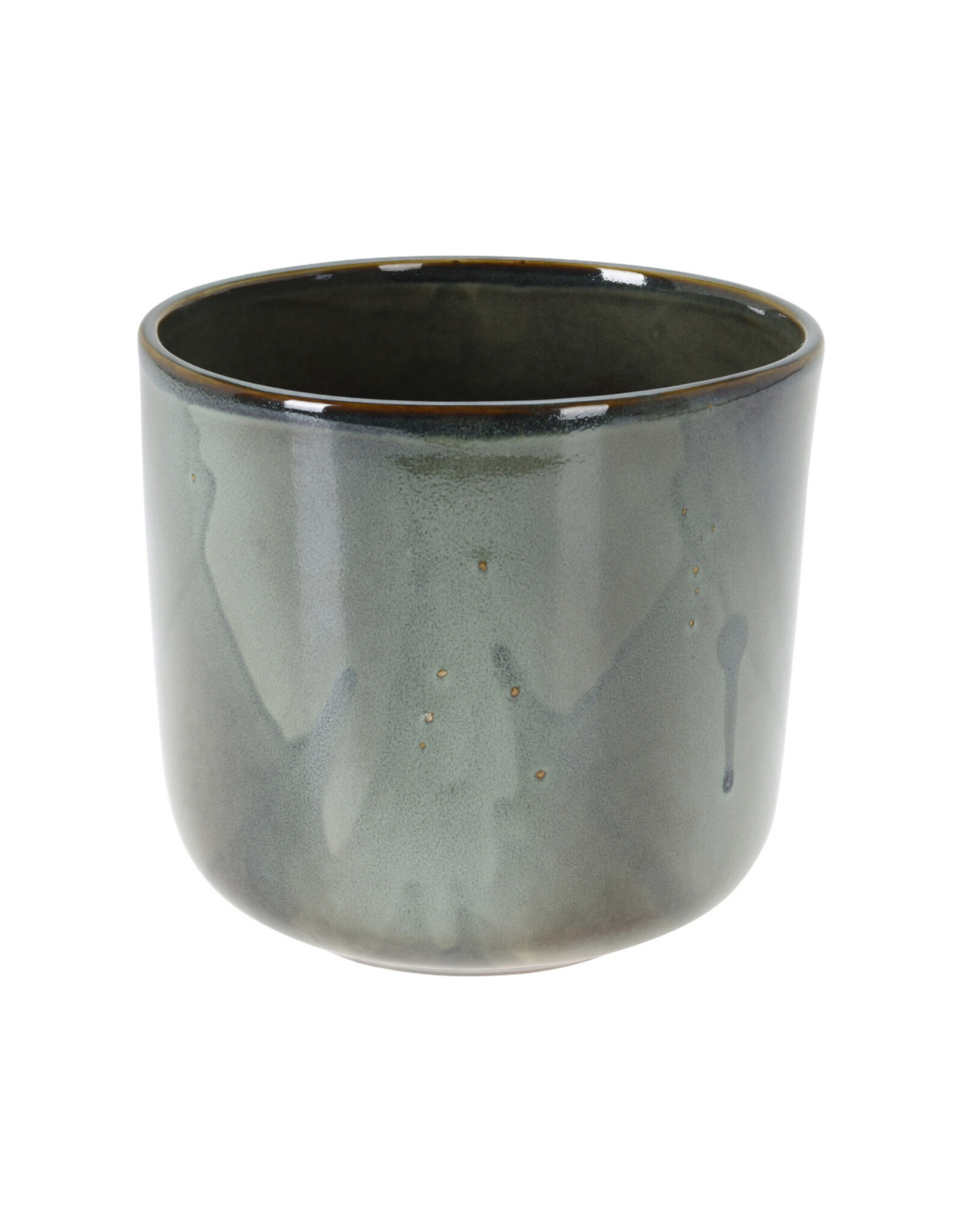 Porcelain  Green Flowerpot  252980930