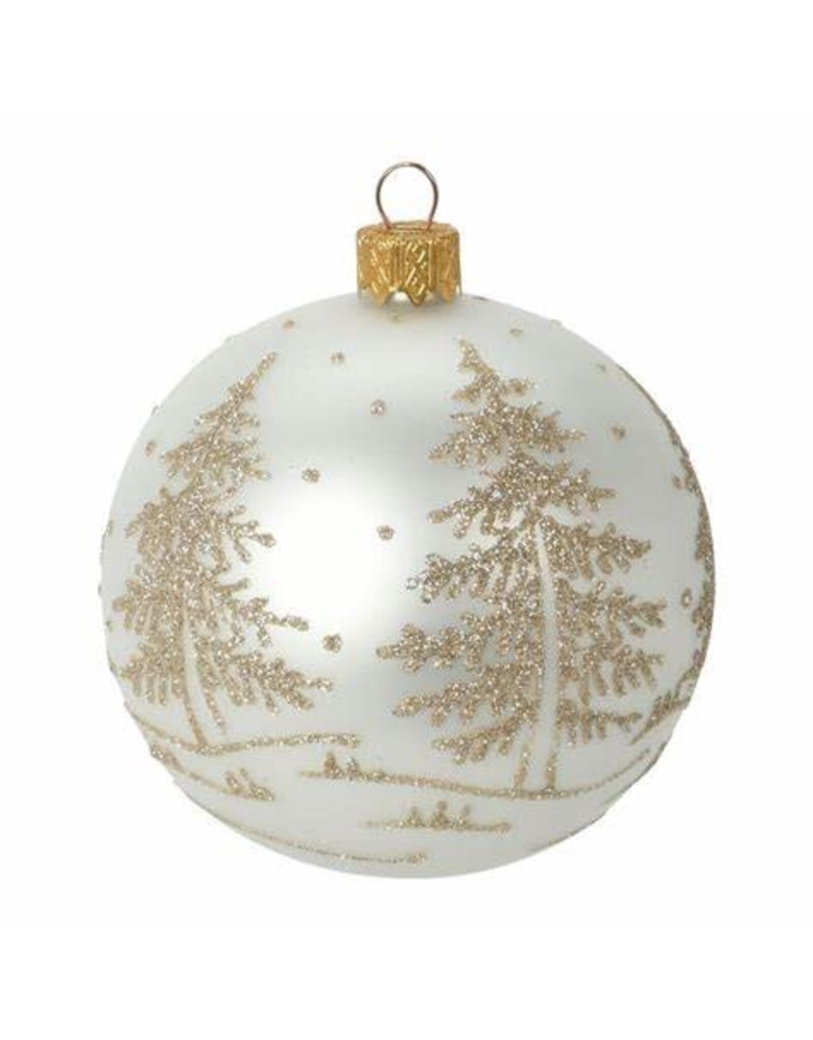 AVG115890 XMAS ORNAMENT 3ASST WHITE
