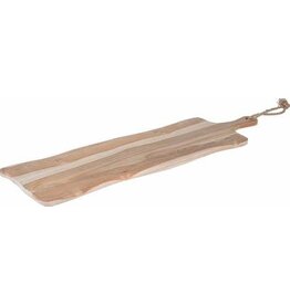 J11200300  CUTTING BOARD TEAK W/ GRIP