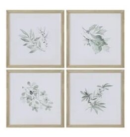 15.7" x 15.7" Framed Art 4 styles, Each CVTOP3226