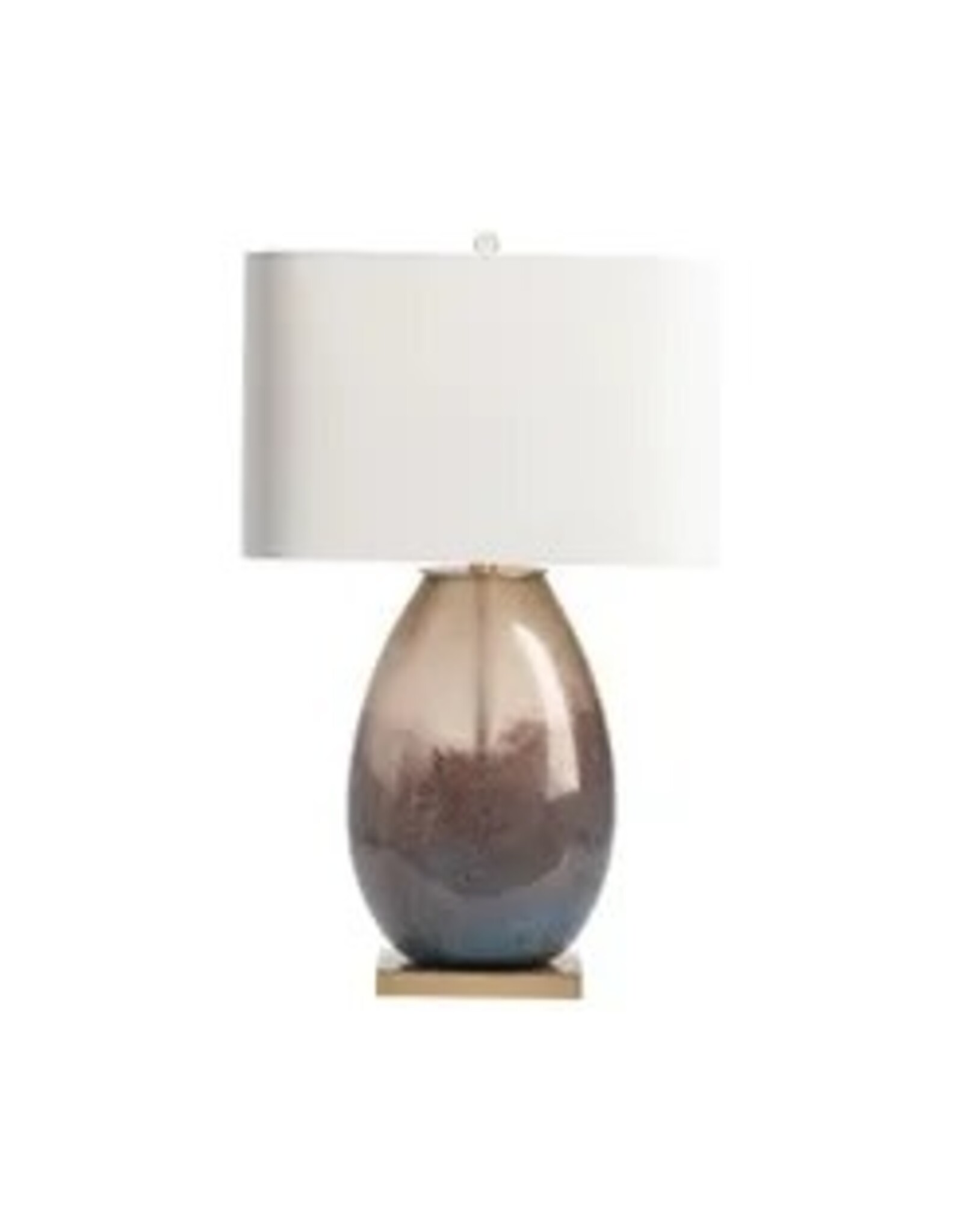 29.5"H Glass Table Lamp W/Led 3 way NIghtlight ABABS1438