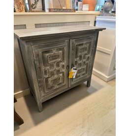 CAB1116S Accent Chest 2Moulded Doors 36.4x15.3x33.8"H Stonewall