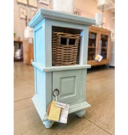 TAB016 Cottage Table w/Baskets 17.3x15.3x38.5