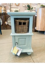 TAB016 Cottage Table w/Baskets 17.3x15.3x38.5
