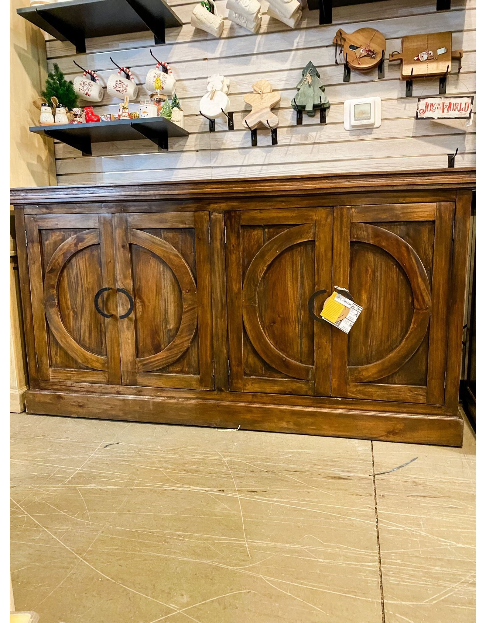 CAB363 Luna Credenza 4Panel doors 70.5x16.1x38.2"H