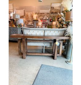 TAB304 Décor Console KD 78x15.7x32.2"H Ebony