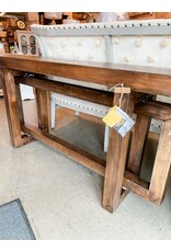 TAB304 Décor Console KD 78x15.7x32.2"H Ebony