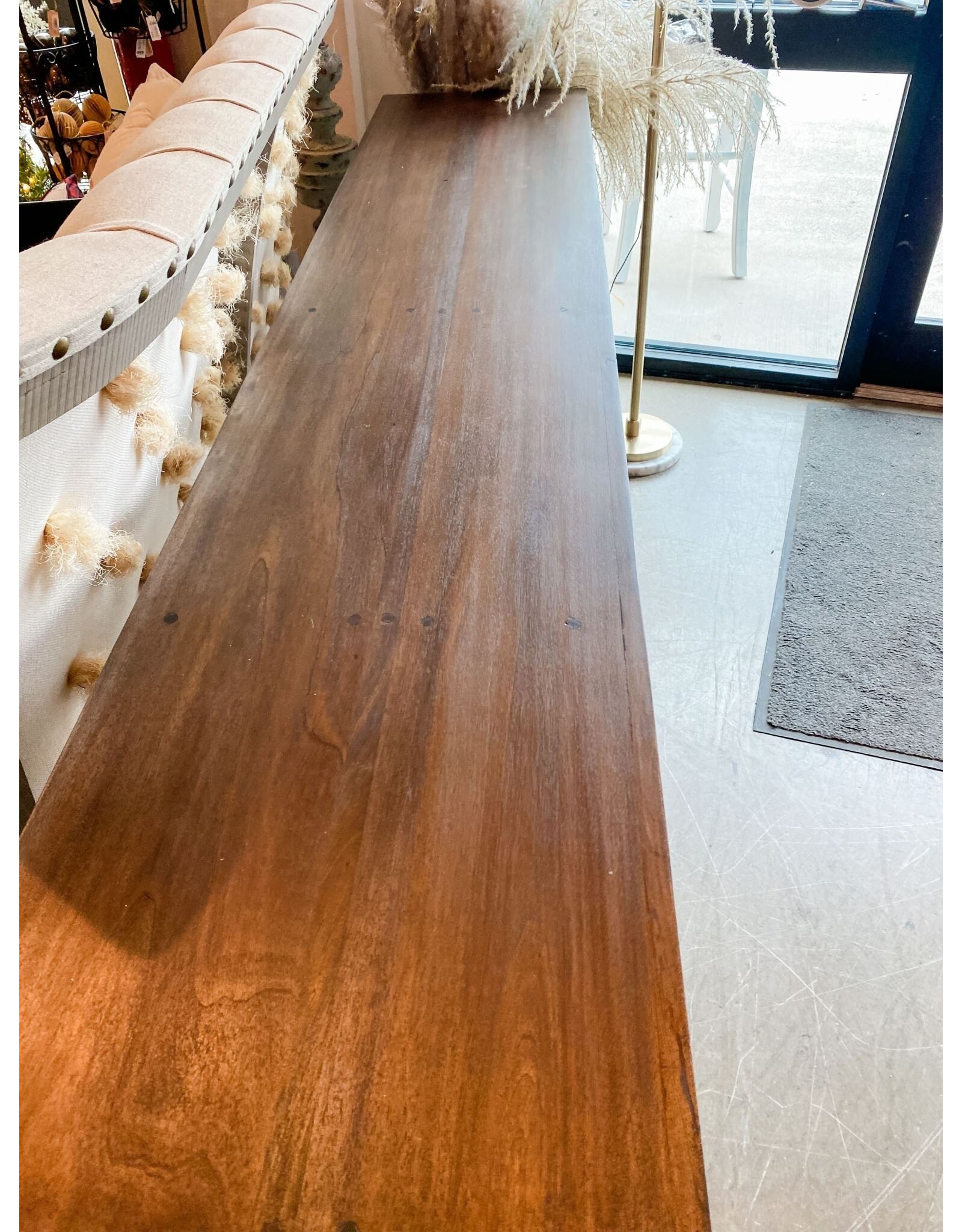 TAB304 Décor Console KD 78x15.7x32.2"H Ebony